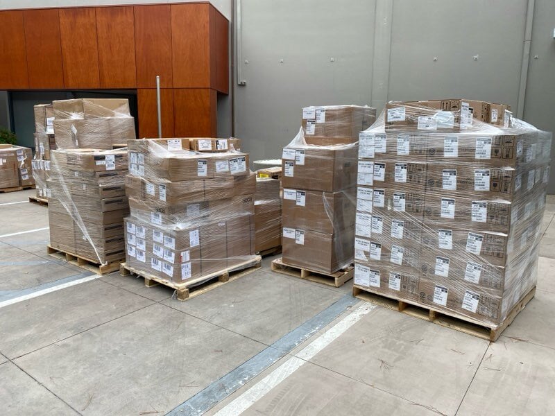 medline equipment offload and unpack